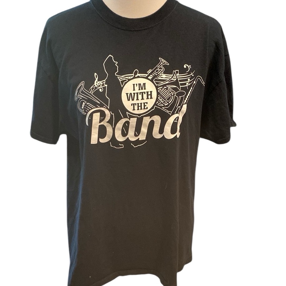 “I’m With the Band” Black T-shirt